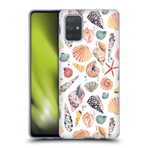 Ninola Ocean Sea Shells Soft Gel Case for Samsung Galaxy A71 (2019)