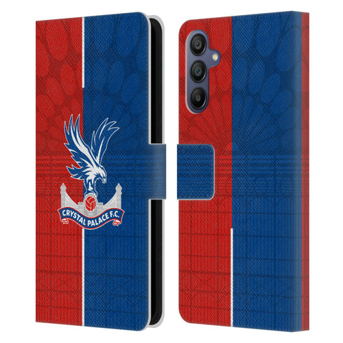 Crystal Palace FC 2023/24 Crest Kit Home Leather Book Wallet Case Cover For Samsung Galaxy A15