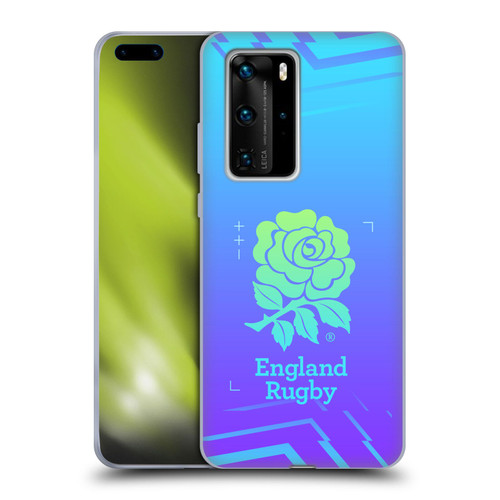 England Rugby Union This Rose Means Everything Logo in Purple Soft Gel Case for Huawei P40 Pro / P40 Pro Plus 5G