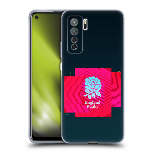 England Rugby Union This Rose Means Everything Logo in Black Soft Gel Case for Huawei Nova 7 SE/P40 Lite 5G