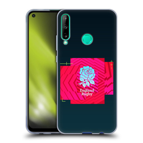 England Rugby Union This Rose Means Everything Logo in Black Soft Gel Case for Huawei P40 lite E