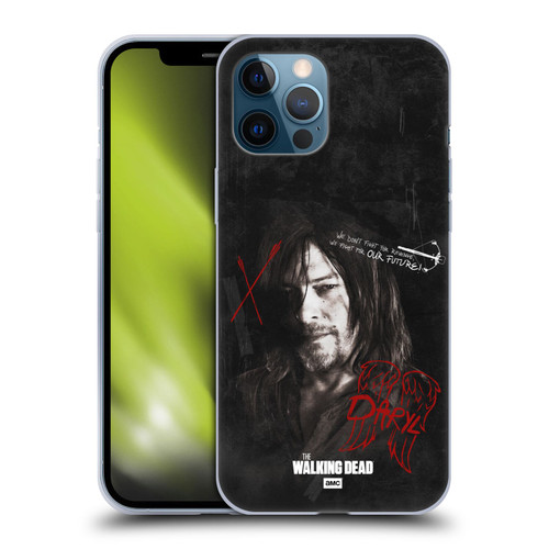 AMC The Walking Dead Daryl Dixon Iconic Grafitti Soft Gel Case for Apple iPhone 12 Pro Max