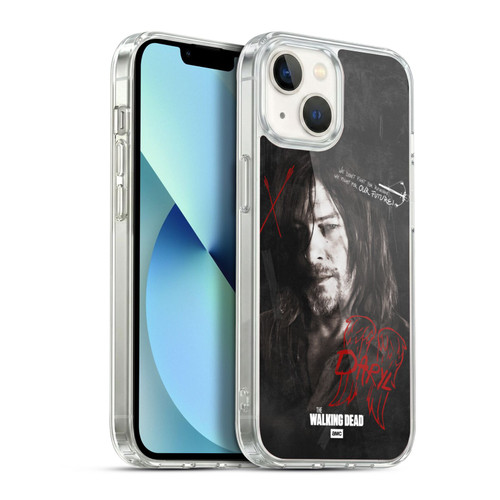 AMC The Walking Dead Daryl Dixon Iconic Grafitti Soft Gel Case for Apple iPhone 13