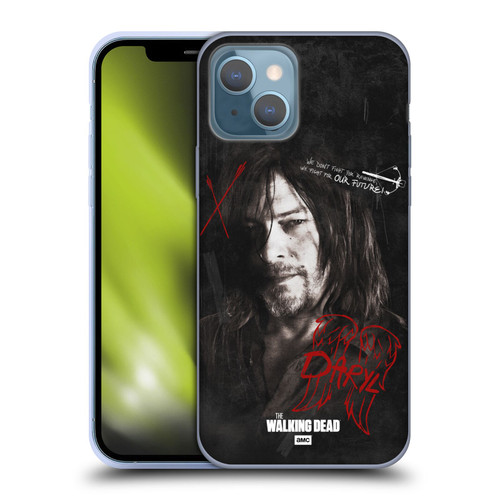 AMC The Walking Dead Daryl Dixon Iconic Grafitti Soft Gel Case for Apple iPhone 13
