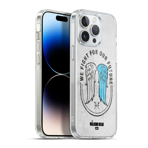 AMC The Walking Dead Daryl Dixon Iconic Wings Soft Gel Case for Apple iPhone 13 Pro Max & MagSafe