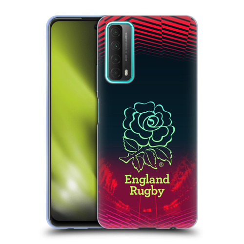 England Rugby Union This Rose Means Everything Logo in Red Soft Gel Case for Huawei P Smart (2021)