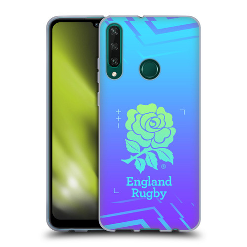 England Rugby Union This Rose Means Everything Logo in Purple Soft Gel Case for Huawei Y6p