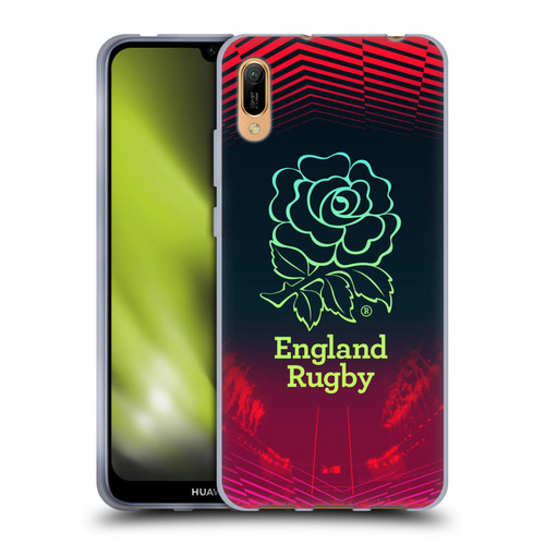 England Rugby Union This Rose Means Everything Logo in Red Soft Gel Case for Huawei Y6 Pro (2019)
