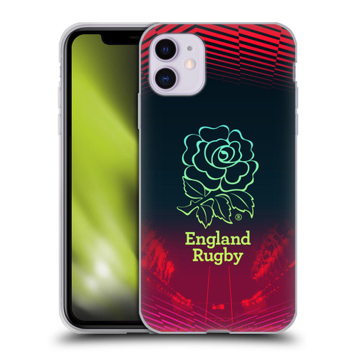 England Rugby Union This Rose Means Everything Logo in Red Soft Gel Case for Apple iPhone 11