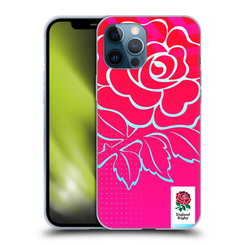 England Rugby Union This Rose Means Everything Oversized Logo Soft Gel Case for Apple iPhone 12 Pro Max