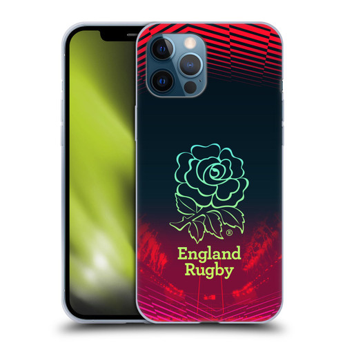 England Rugby Union This Rose Means Everything Logo in Red Soft Gel Case for Apple iPhone 12 Pro Max