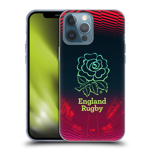 England Rugby Union This Rose Means Everything Logo in Red Soft Gel Case for Apple iPhone 13 Pro Max