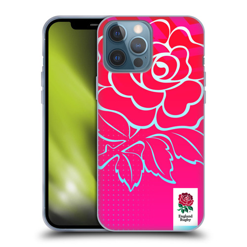 England Rugby Union This Rose Means Everything Oversized Logo Soft Gel Case for Apple iPhone 13 Pro Max