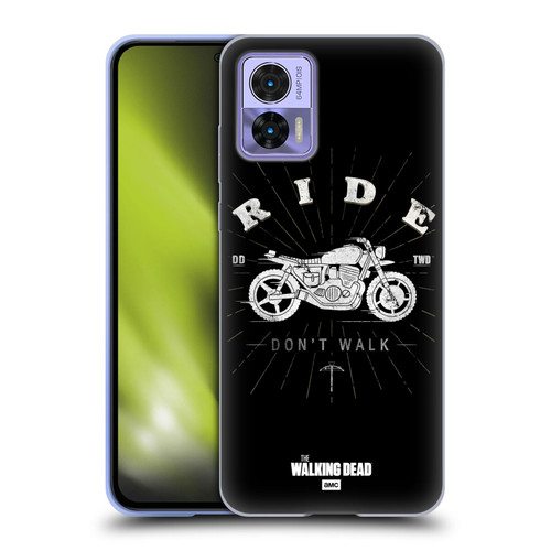 AMC The Walking Dead Daryl Dixon Iconic Ride Don't Walk Soft Gel Case for Motorola Edge 30 Neo 5G