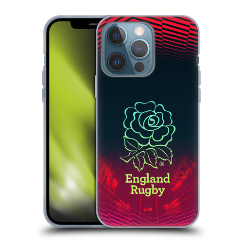England Rugby Union This Rose Means Everything Logo in Red Soft Gel Case for Apple iPhone 13 Pro