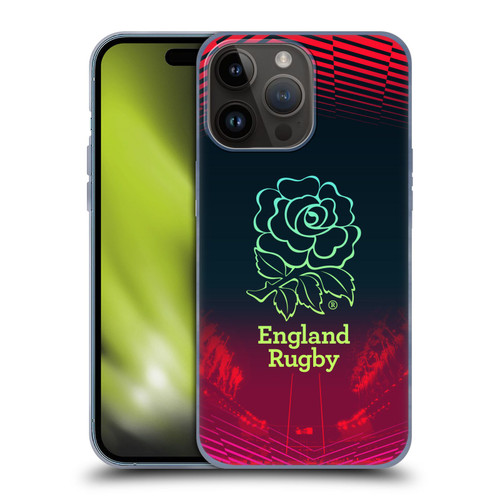 England Rugby Union This Rose Means Everything Logo in Red Soft Gel Case for Apple iPhone 15 Pro Max