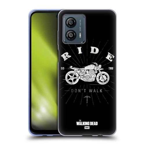 AMC The Walking Dead Daryl Dixon Iconic Ride Don't Walk Soft Gel Case for Motorola Moto G53 5G