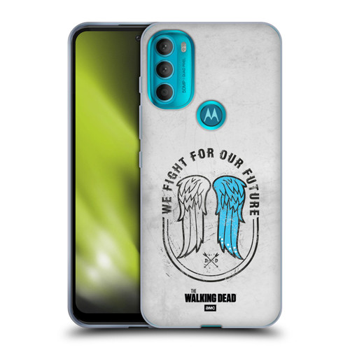 AMC The Walking Dead Daryl Dixon Iconic Wings Soft Gel Case for Motorola Moto G71 5G