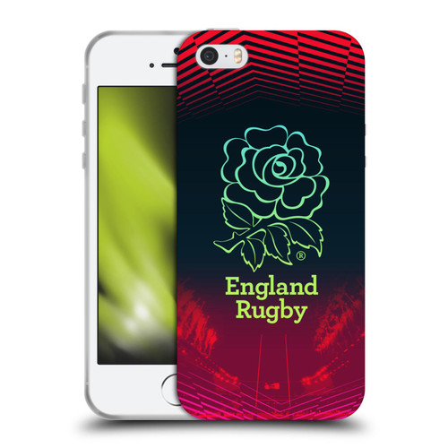 England Rugby Union This Rose Means Everything Logo in Red Soft Gel Case for Apple iPhone 5 / 5s / iPhone SE 2016
