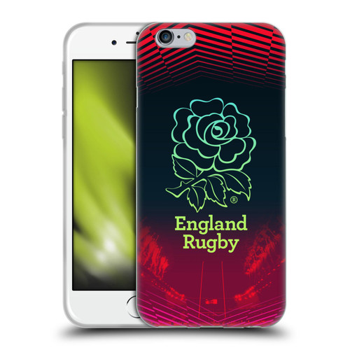 England Rugby Union This Rose Means Everything Logo in Red Soft Gel Case for Apple iPhone 6 / iPhone 6s
