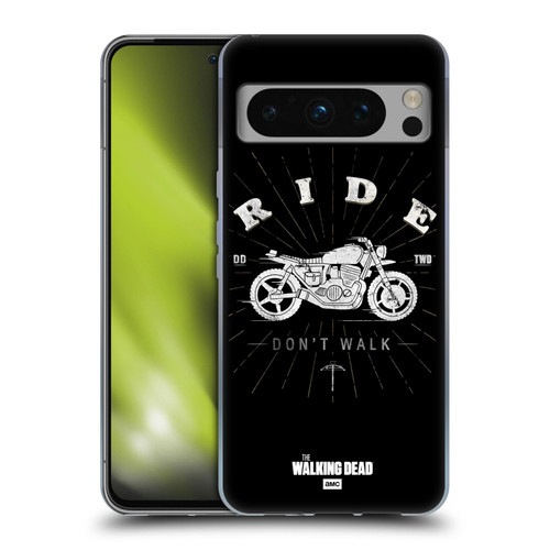 AMC The Walking Dead Daryl Dixon Iconic Ride Don't Walk Soft Gel Case for Google Pixel 8 Pro