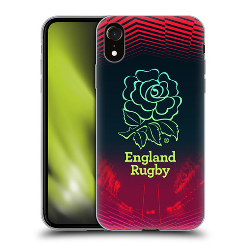 England Rugby Union This Rose Means Everything Logo in Red Soft Gel Case for Apple iPhone XR