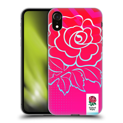England Rugby Union This Rose Means Everything Oversized Logo Soft Gel Case for Apple iPhone XR