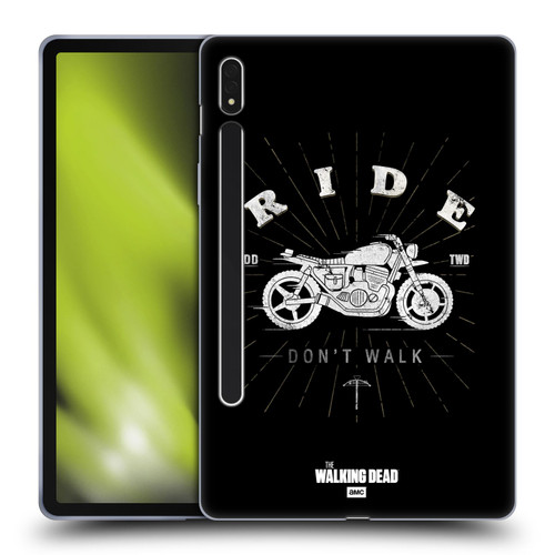 AMC The Walking Dead Daryl Dixon Iconic Ride Don't Walk Soft Gel Case for Samsung Galaxy Tab S8