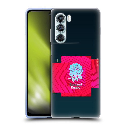 England Rugby Union This Rose Means Everything Logo in Black Soft Gel Case for Motorola Edge S30 / Moto G200 5G