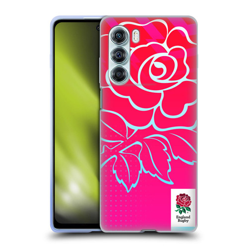 England Rugby Union This Rose Means Everything Oversized Logo Soft Gel Case for Motorola Edge S30 / Moto G200 5G