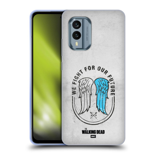 AMC The Walking Dead Daryl Dixon Iconic Wings Soft Gel Case for Nokia X30