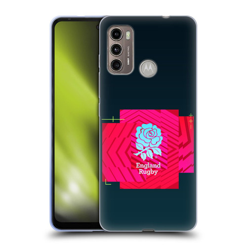 England Rugby Union This Rose Means Everything Logo in Black Soft Gel Case for Motorola Moto G60 / Moto G40 Fusion