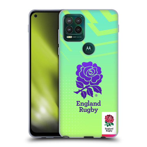 England Rugby Union This Rose Means Everything Logo in Neon Green Soft Gel Case for Motorola Moto G Stylus 5G 2021