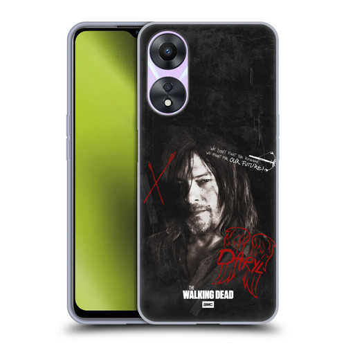 AMC The Walking Dead Daryl Dixon Iconic Grafitti Soft Gel Case for OPPO A78 4G