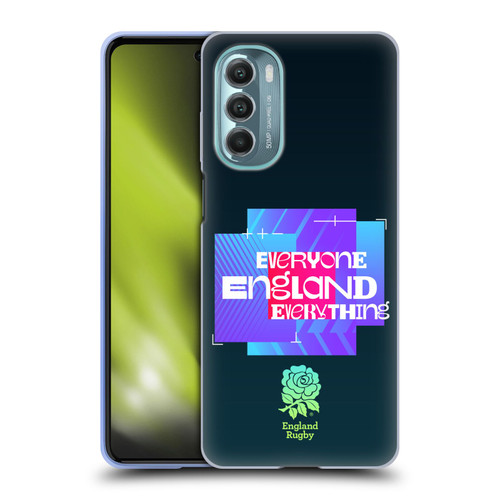 England Rugby Union This Rose Means Everything Slogan in Black Soft Gel Case for Motorola Moto G Stylus 5G (2022)