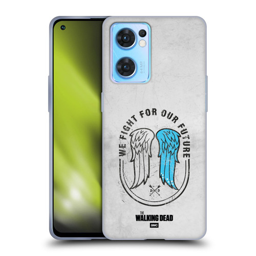 AMC The Walking Dead Daryl Dixon Iconic Wings Soft Gel Case for OPPO Reno7 5G / Find X5 Lite