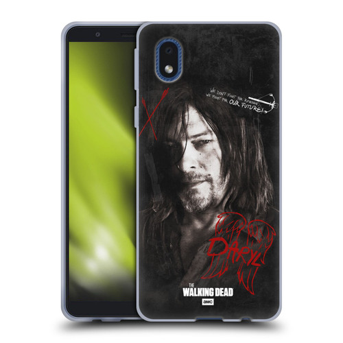 AMC The Walking Dead Daryl Dixon Iconic Grafitti Soft Gel Case for Samsung Galaxy A01 Core (2020)