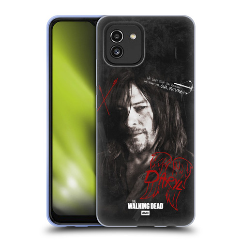 AMC The Walking Dead Daryl Dixon Iconic Grafitti Soft Gel Case for Samsung Galaxy A03 (2021)