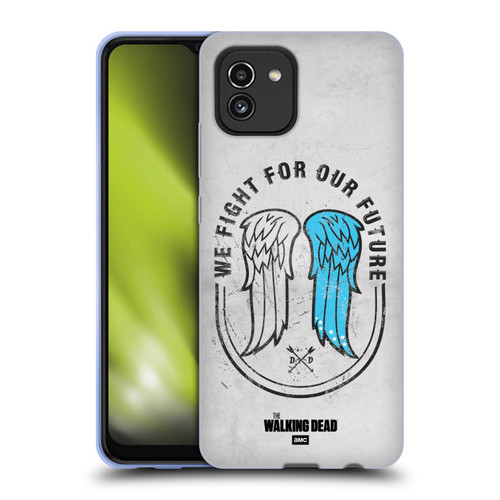 AMC The Walking Dead Daryl Dixon Iconic Wings Soft Gel Case for Samsung Galaxy A03 (2021)