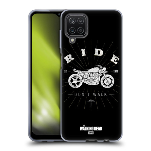 AMC The Walking Dead Daryl Dixon Iconic Ride Don't Walk Soft Gel Case for Samsung Galaxy A12 (2020)