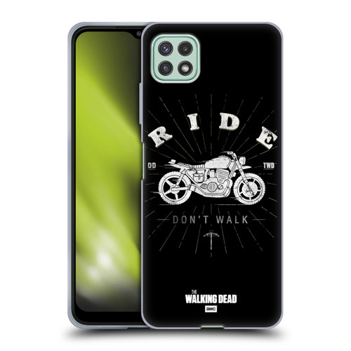 AMC The Walking Dead Daryl Dixon Iconic Ride Don't Walk Soft Gel Case for Samsung Galaxy A22 5G / F42 5G (2021)