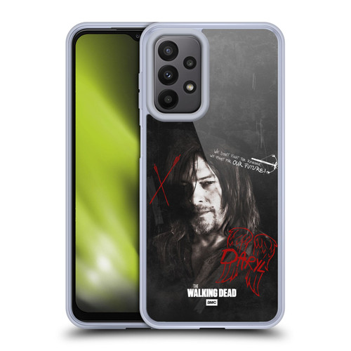 AMC The Walking Dead Daryl Dixon Iconic Grafitti Soft Gel Case for Samsung Galaxy A23 / 5G (2022)
