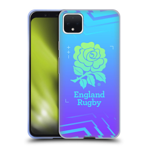 England Rugby Union This Rose Means Everything Logo in Purple Soft Gel Case for Google Pixel 4 XL