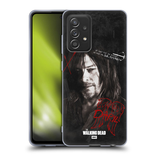 AMC The Walking Dead Daryl Dixon Iconic Grafitti Soft Gel Case for Samsung Galaxy A52 / A52s / 5G (2021)