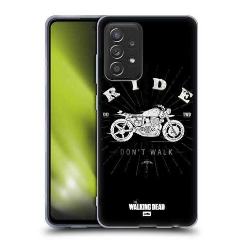 AMC The Walking Dead Daryl Dixon Iconic Ride Don't Walk Soft Gel Case for Samsung Galaxy A52 / A52s / 5G (2021)