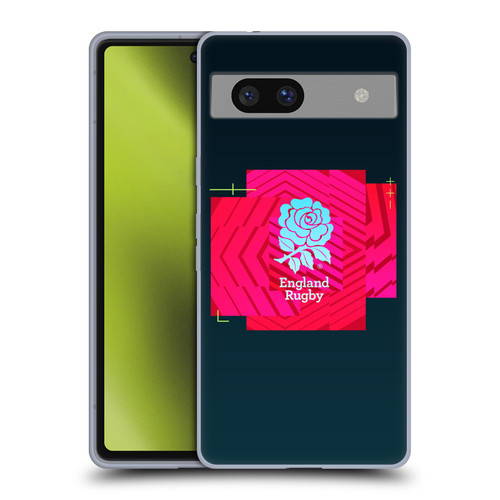 England Rugby Union This Rose Means Everything Logo in Black Soft Gel Case for Google Pixel 7a