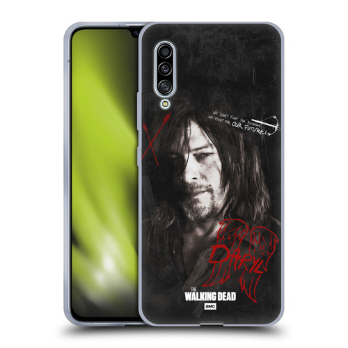 AMC The Walking Dead Daryl Dixon Iconic Grafitti Soft Gel Case for Samsung Galaxy A90 5G (2019)