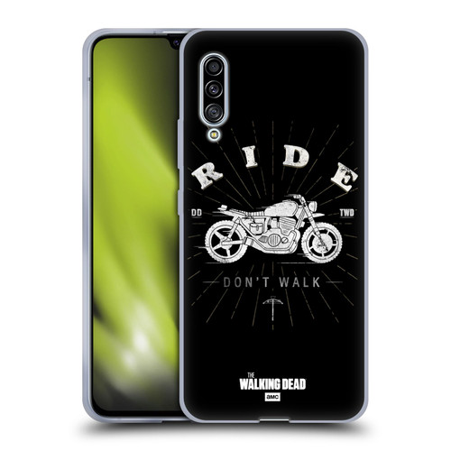 AMC The Walking Dead Daryl Dixon Iconic Ride Don't Walk Soft Gel Case for Samsung Galaxy A90 5G (2019)