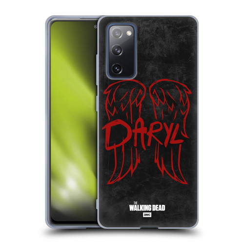 AMC The Walking Dead Daryl Dixon Iconic Wings Logo Soft Gel Case for Samsung Galaxy S20 FE / 5G