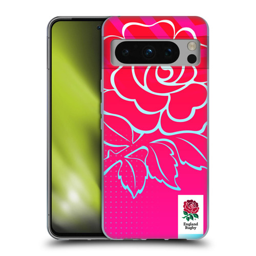 England Rugby Union This Rose Means Everything Oversized Logo Soft Gel Case for Google Pixel 8 Pro